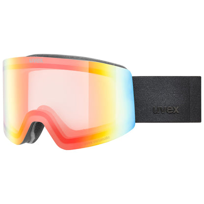 Uvex Skibrille Provoqe V black matt dl/rainbow