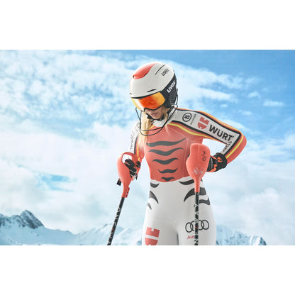 Uvex Skihelme Resolution SL white-elect red