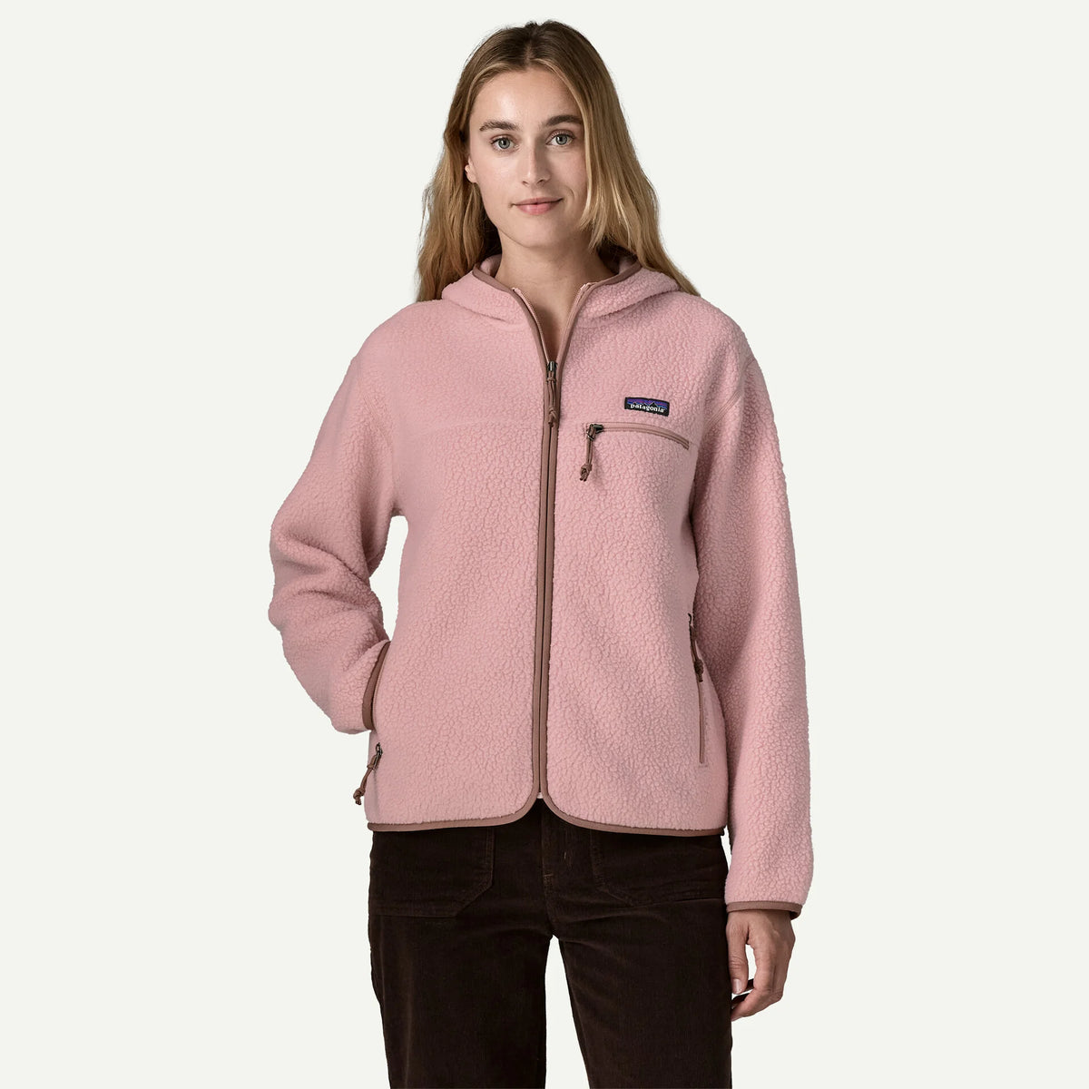 Patagonia Retro Pile Hoody Damen fuzzy mauve