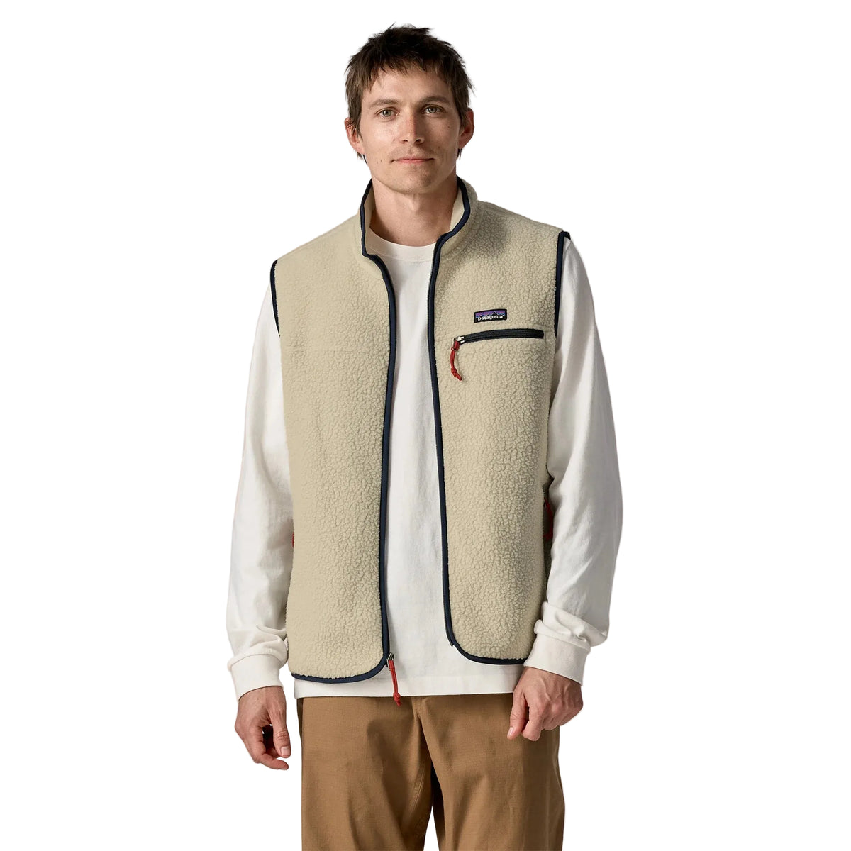 Patagonia Retro Pile Vest Herren pelican w/canopy green, Bild 3 von 4