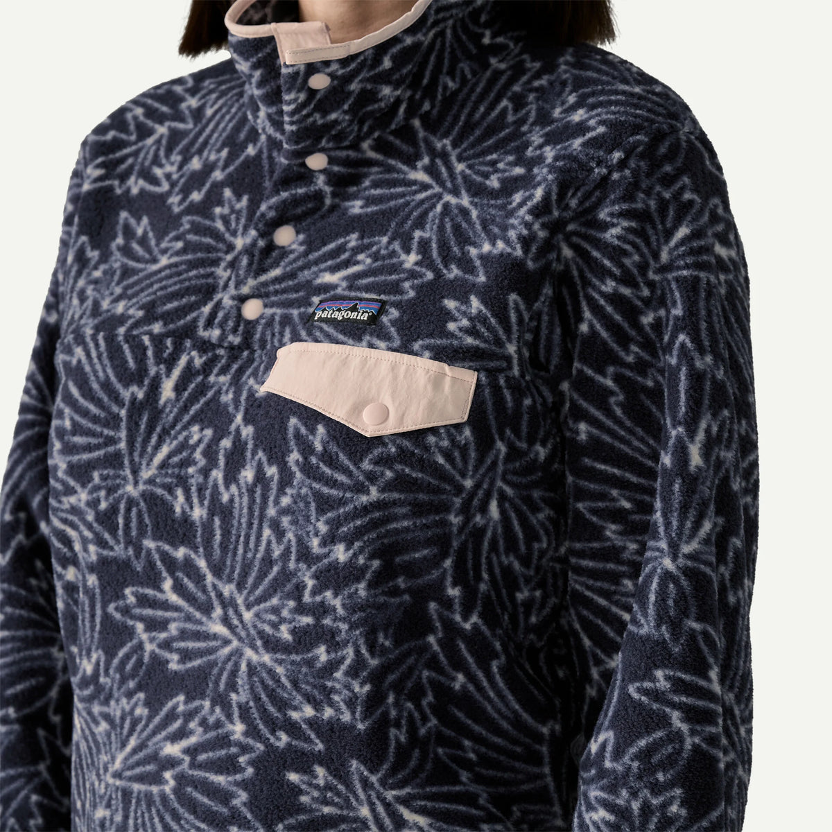 Patagonia Lightweight Synch Snap-T Damen saxifrage: sunken blue