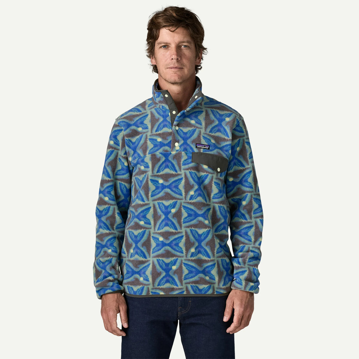 Patagonia Lightweight Synch Snap-T Herren deep freeze: forge grey