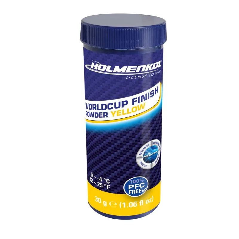 Holmenkol Worldcup Finish Powder Yellow 30g