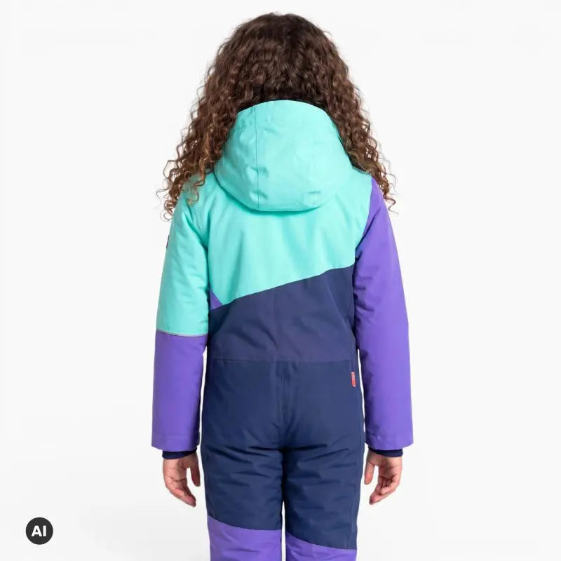 TROLLKIDS Hallingdal Snowsuit aqua mint/mystic blue