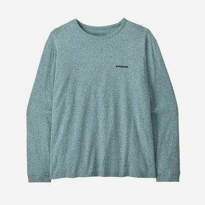 Patagonia L/S P-6 Logo Responsibili-Tee Damen blue sage