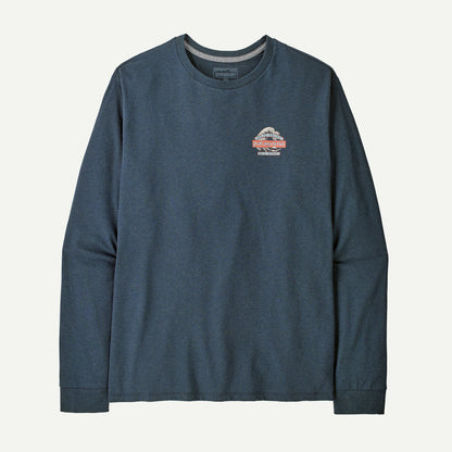 Patagonia L/S Great Waves Responsibili-Tee Herren summit blue