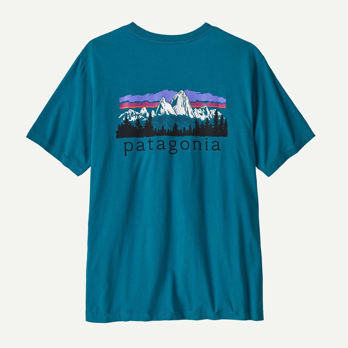 Patagonia Fitz Roy Foothills T-Shirt Herren glacial blue