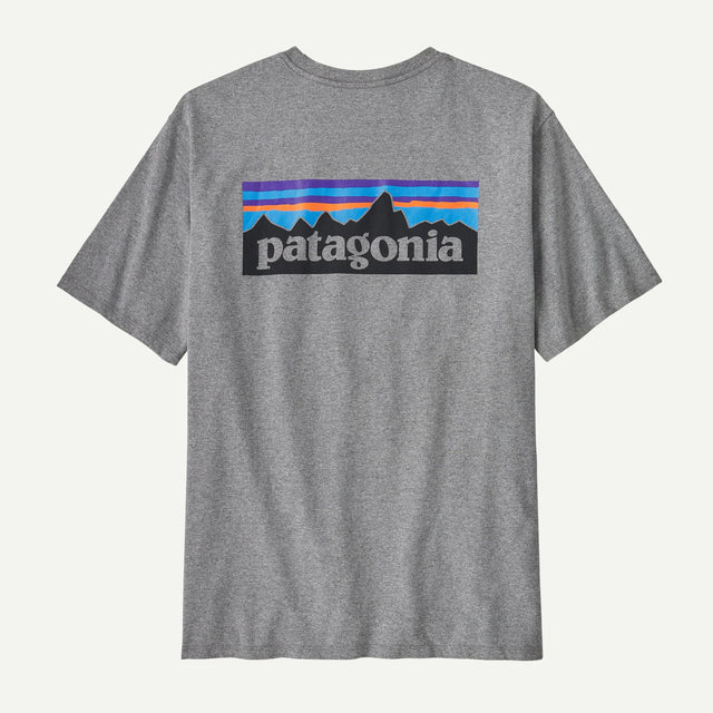 Patagonia P-6 Logo Responsibili Herren gravel heather