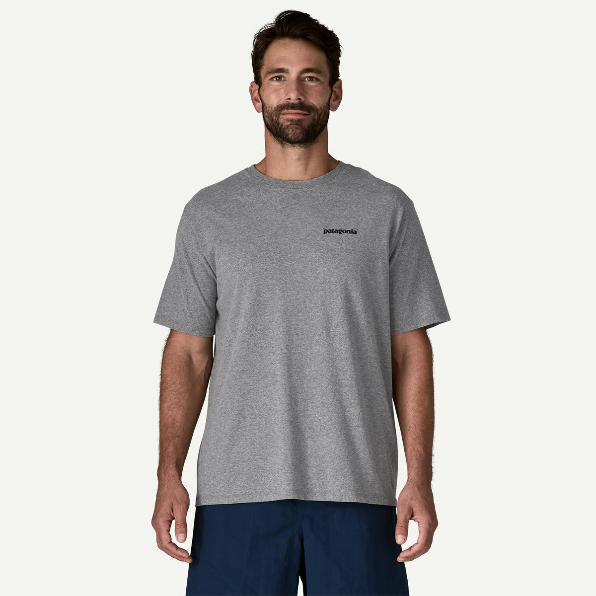 Patagonia P-6 Logo Responsibili Herren gravel heather, image 2 of 3