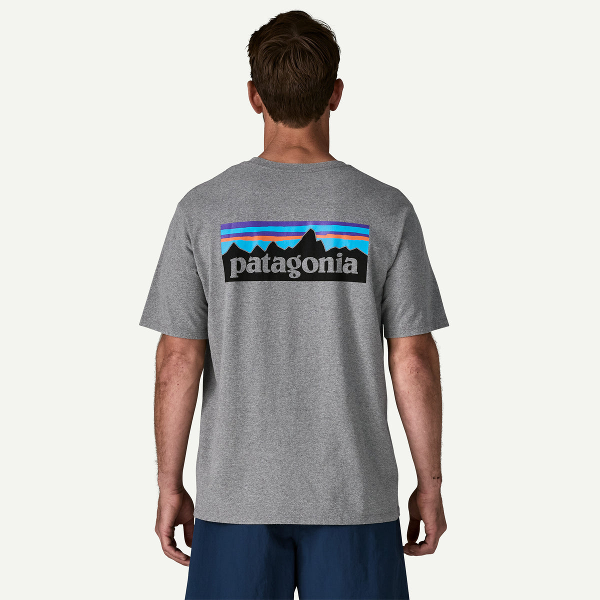 Patagonia P-6 Logo Responsibili Herren gravel heather
