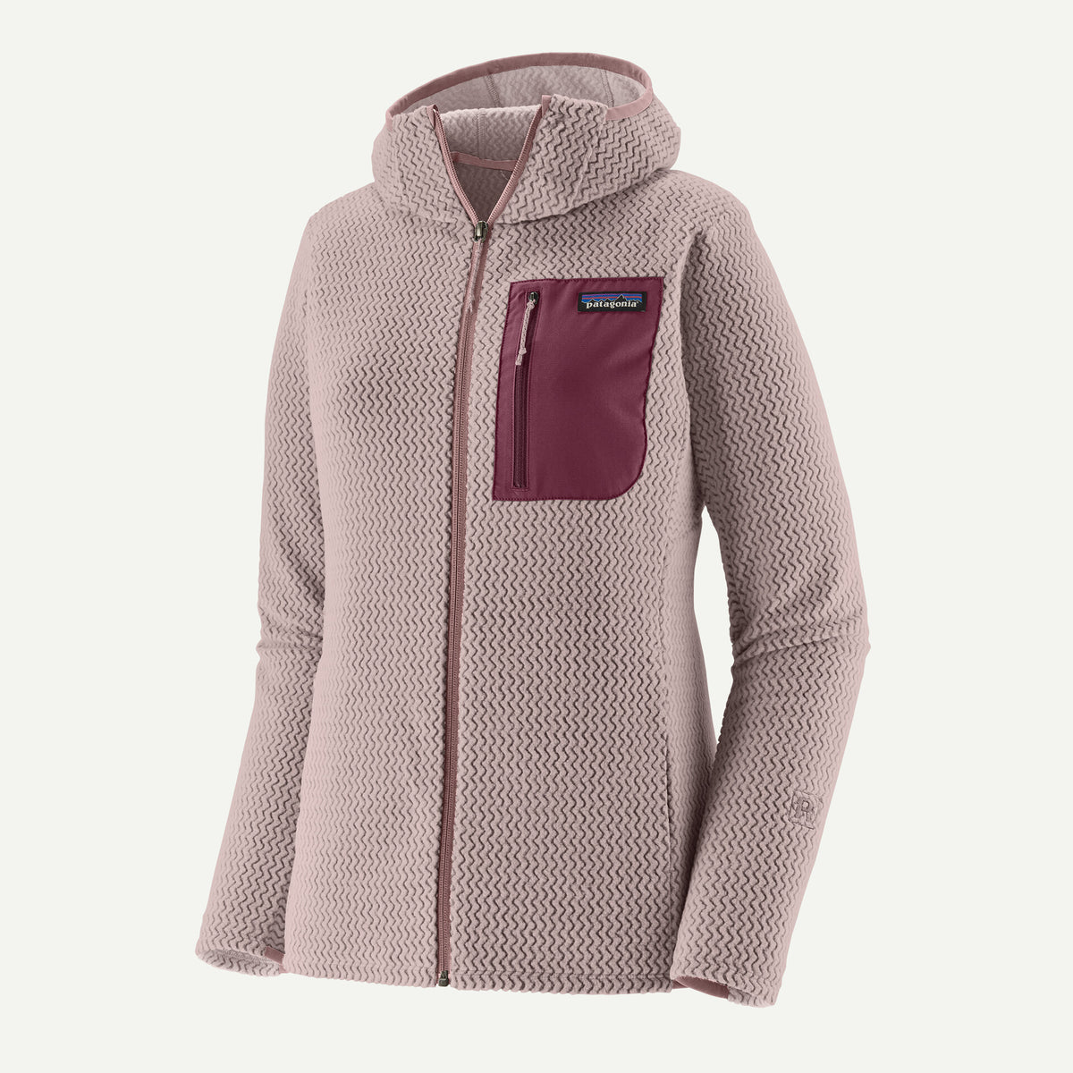 Patagonia R1 Air Full-Zip Hoody Damen stingray mauve