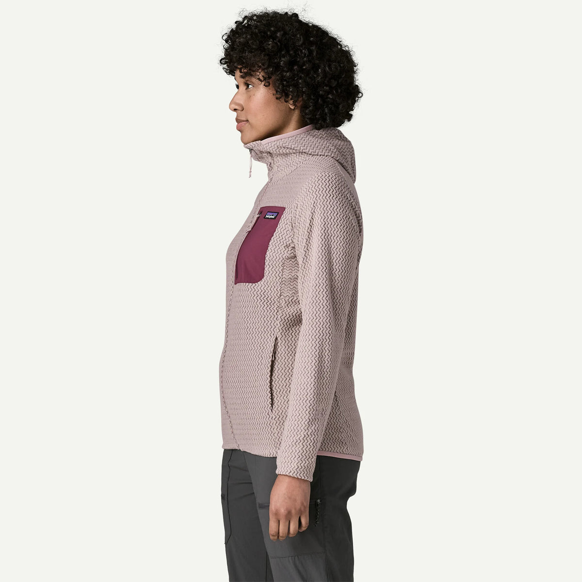 Patagonia R1 Air Full-Zip Hoody Damen stingray mauve