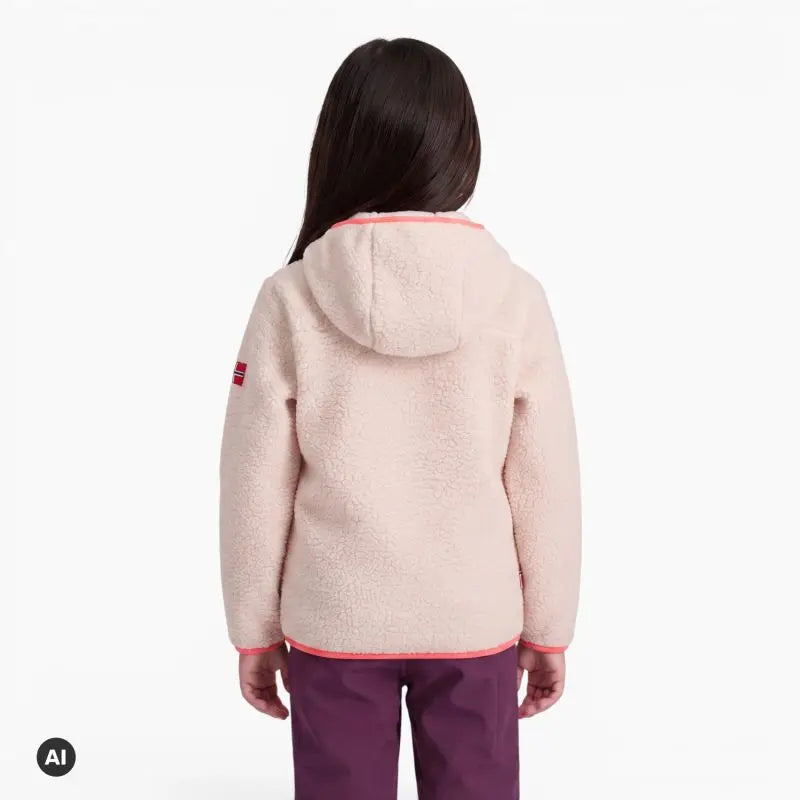 TROLLKIDS Fleecejacke Aurlandsfjord Jacket frozen berry/sandstone