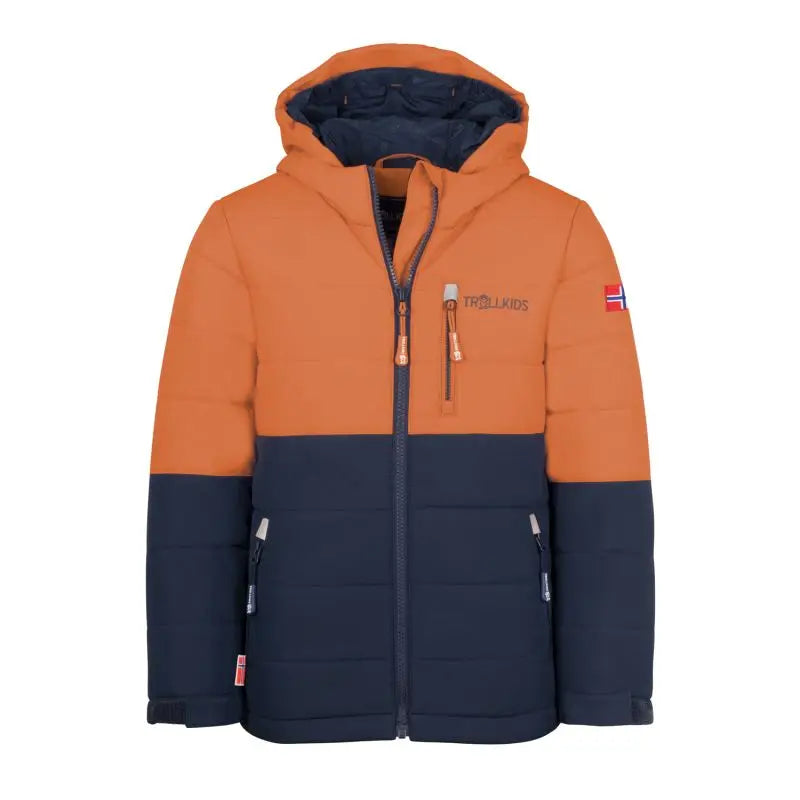 TROLLKIDS Hemsedal Snow Jacket XT night sky/cinnamon