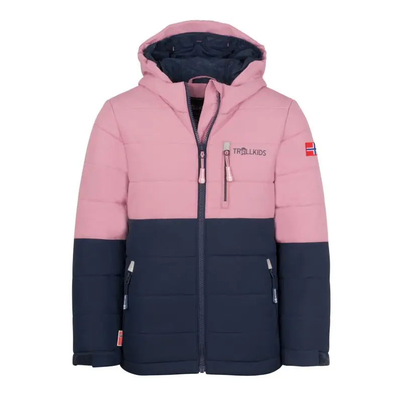 TROLLKIDS Skijacke Hemsedal Snow Jacket XT mauve/navy