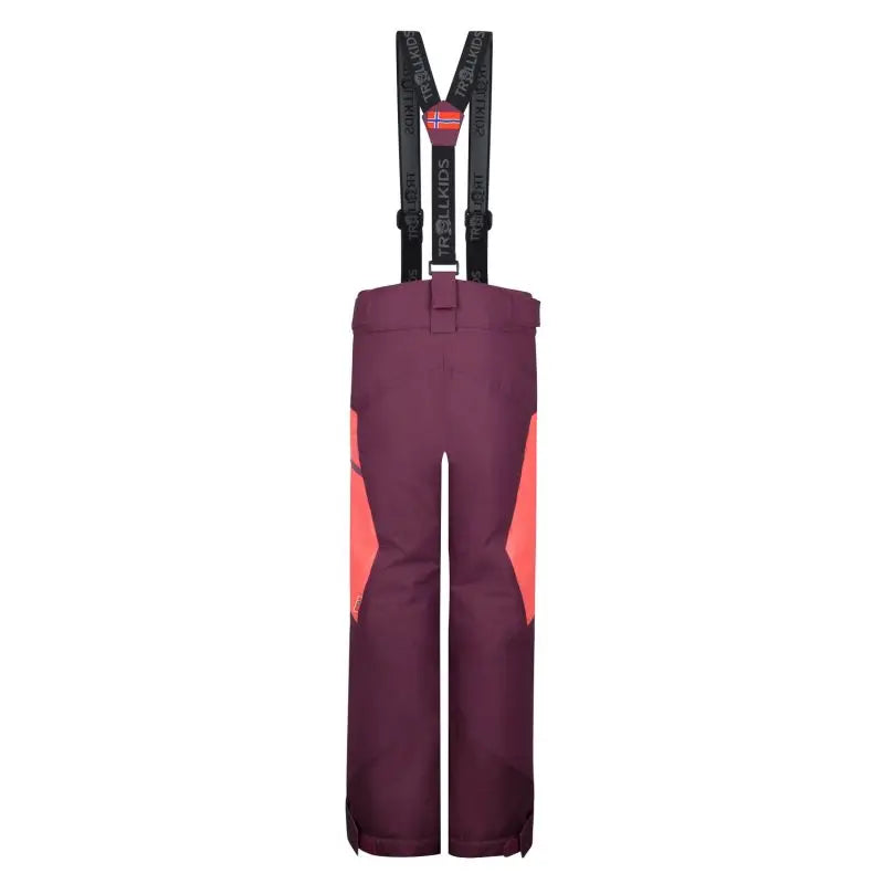 TROLLKIDS Skihose Kongsberg Ski Pant deep ruby/pink salmon
