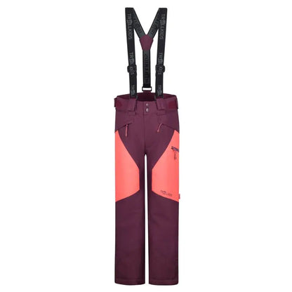 TROLLKIDS Skihose Kongsberg Ski Pant deep ruby/pink salmon