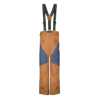 TROLLKIDS Skihose Kongsberg Ski Pant bronze/mystic blue/flame orange