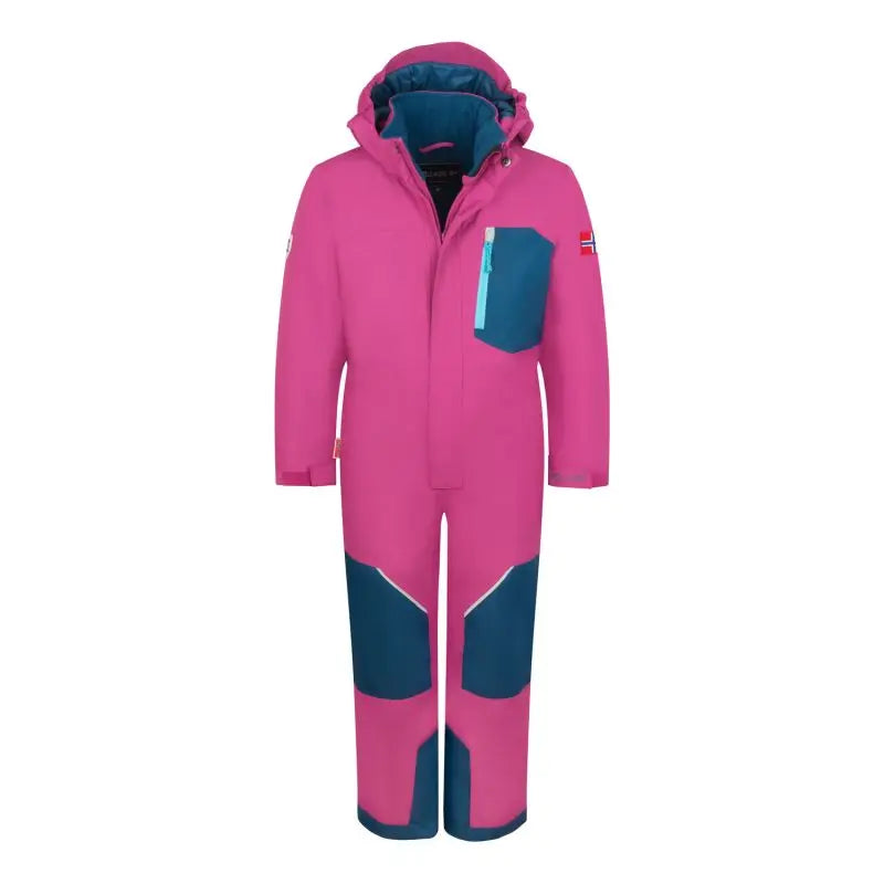 TROLLKIDS Isfjord Snowsuit bright berry/madeira blue/lagoon blue