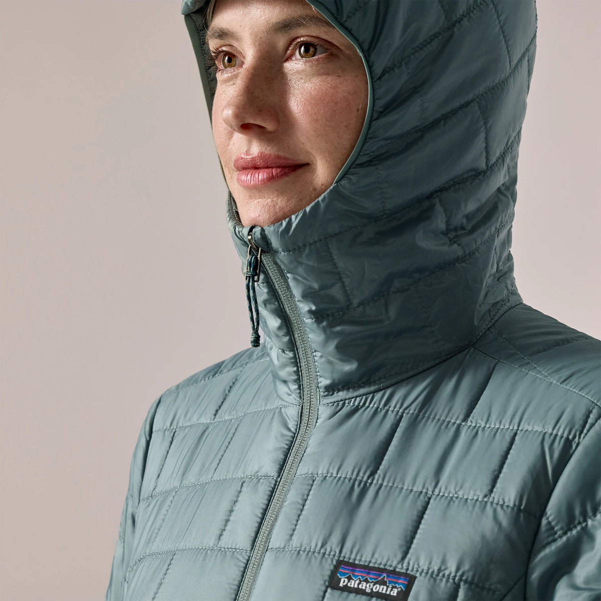 Patagonia Nano Puff Hoody Damen blue sage, image 6 of 8