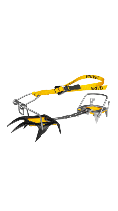Grivel GX LT Hybrid Steigeisen - black/yellow