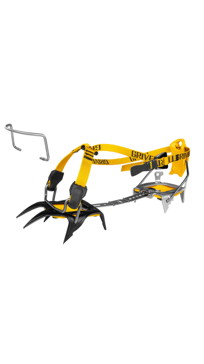 Grivel GX LT Hybrid Steigeisen - black/yellow