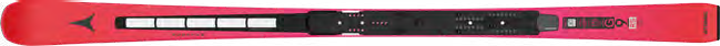 Atomic Redster G9RS Revoshock S AA0030986, Hersteller-Modellansicht von Ski und Platte ohne montierte Bindung