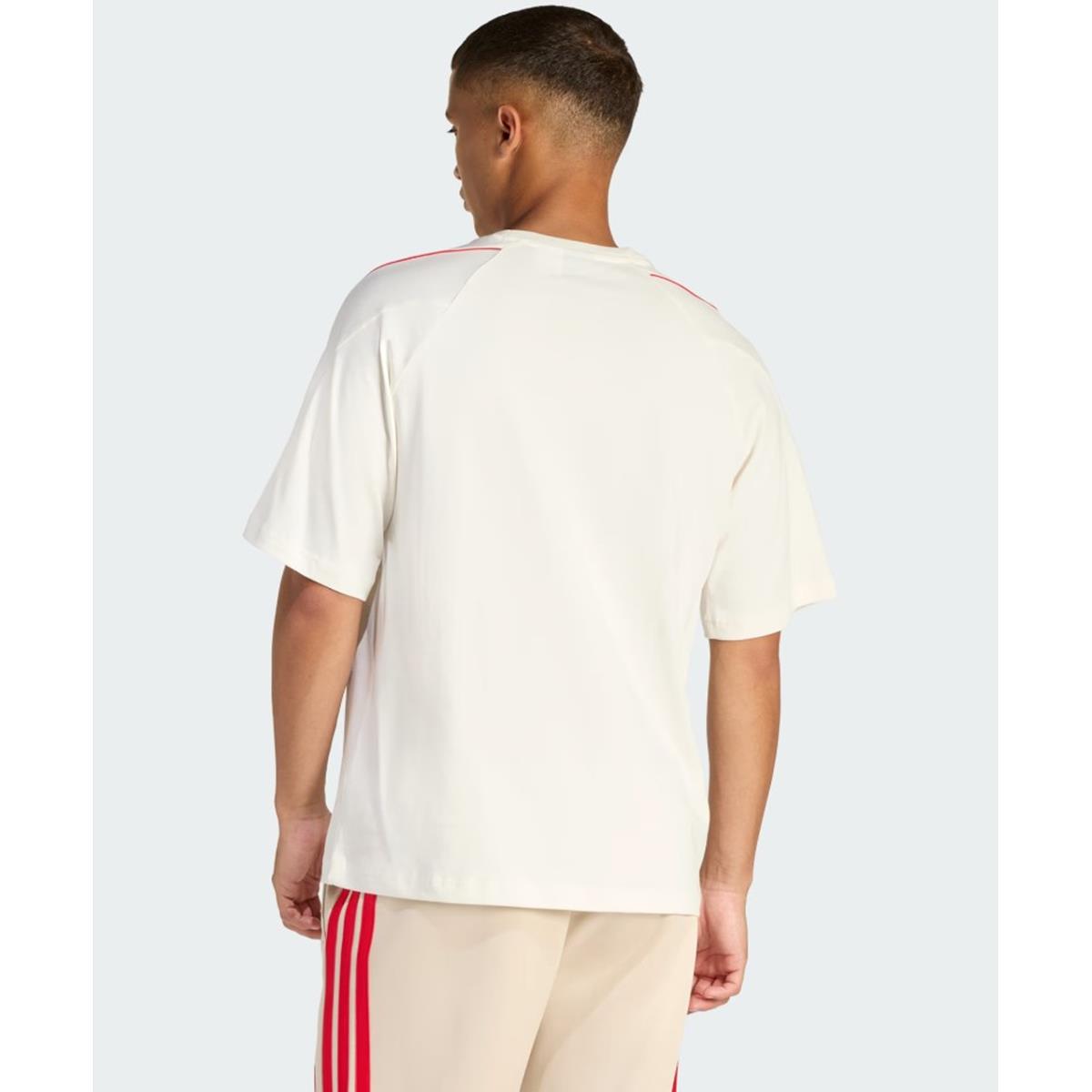 Adidas Stadium T-Shirt Men off white / pure ruby, Bild 3 von 4
