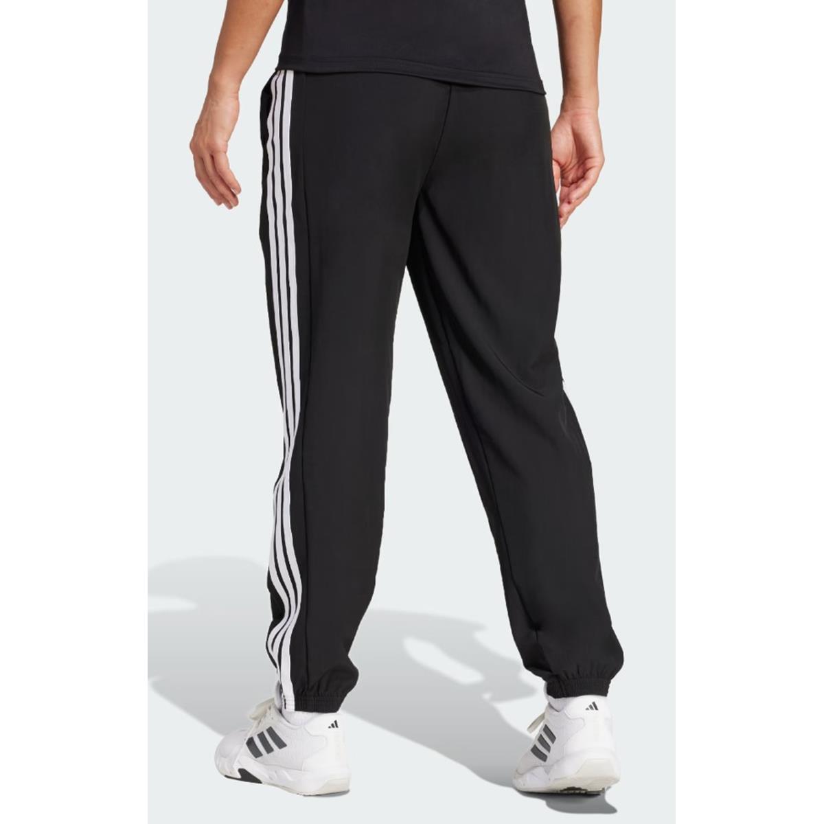 Adidas Train Essentials 3-Streifen Woven Hose Women black/white, Bild 3 von 5