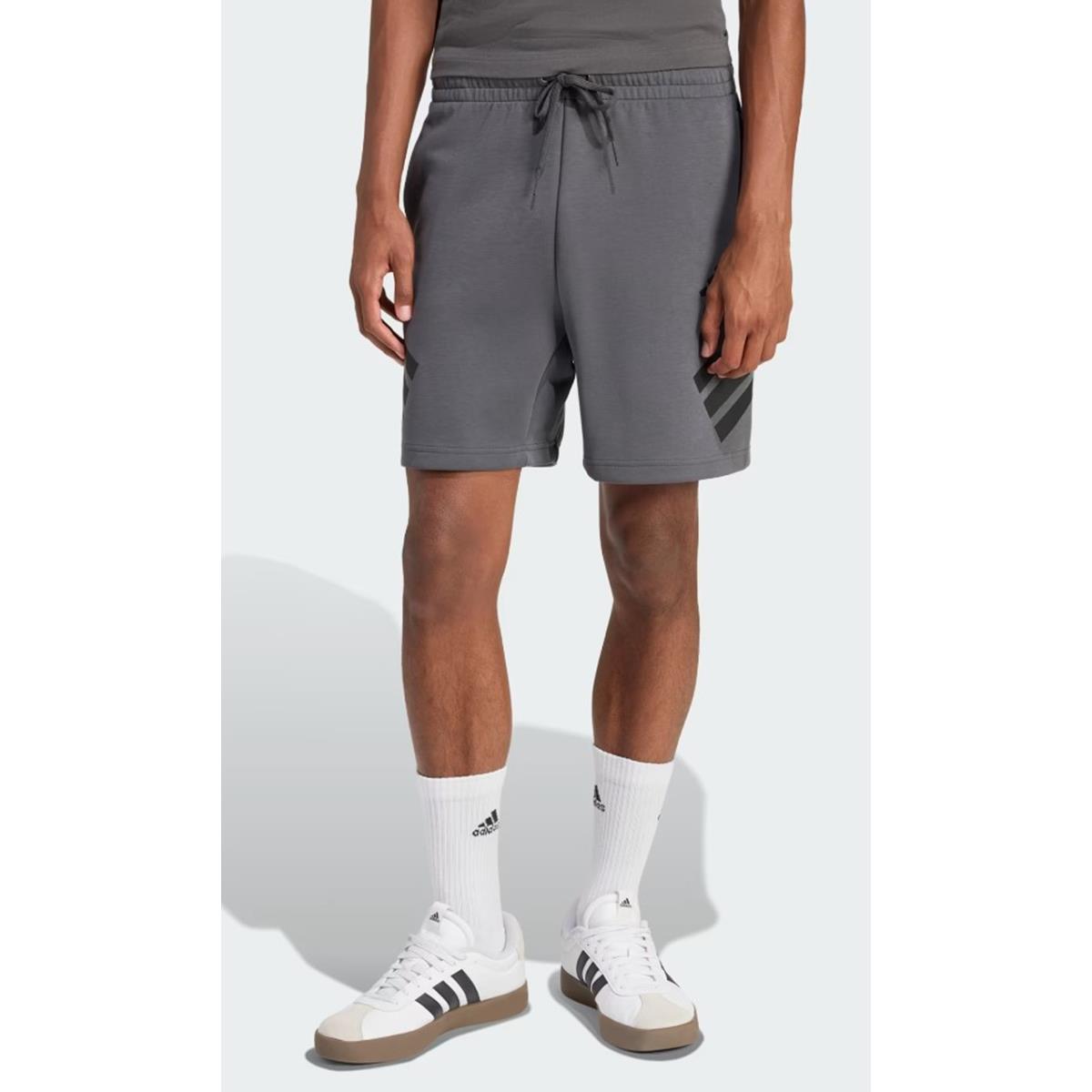 Adidas Future Icons 3-Streifen Shorts grey, image 3 of 5