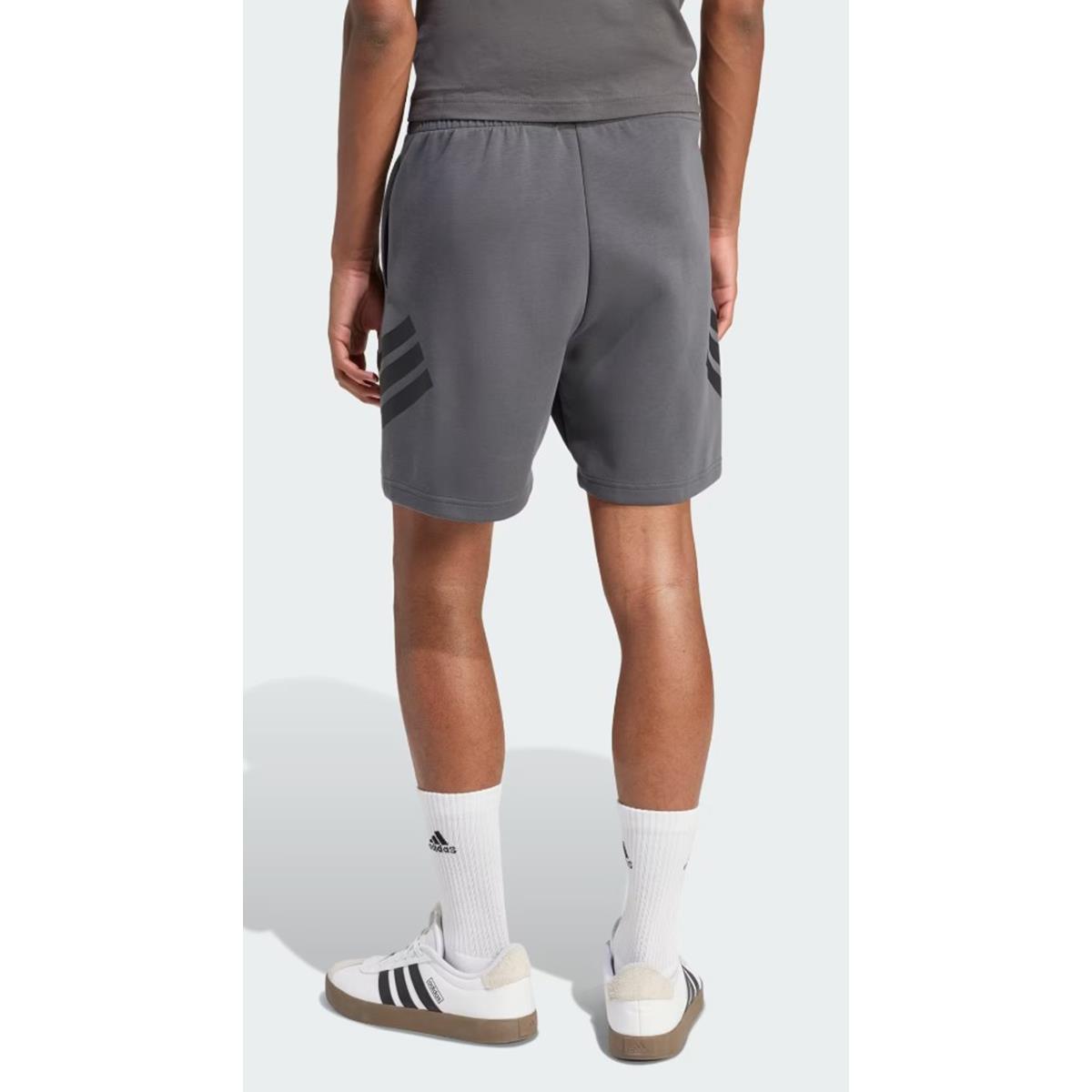 Adidas Future Icons 3-Streifen Shorts grey, image 4 of 5