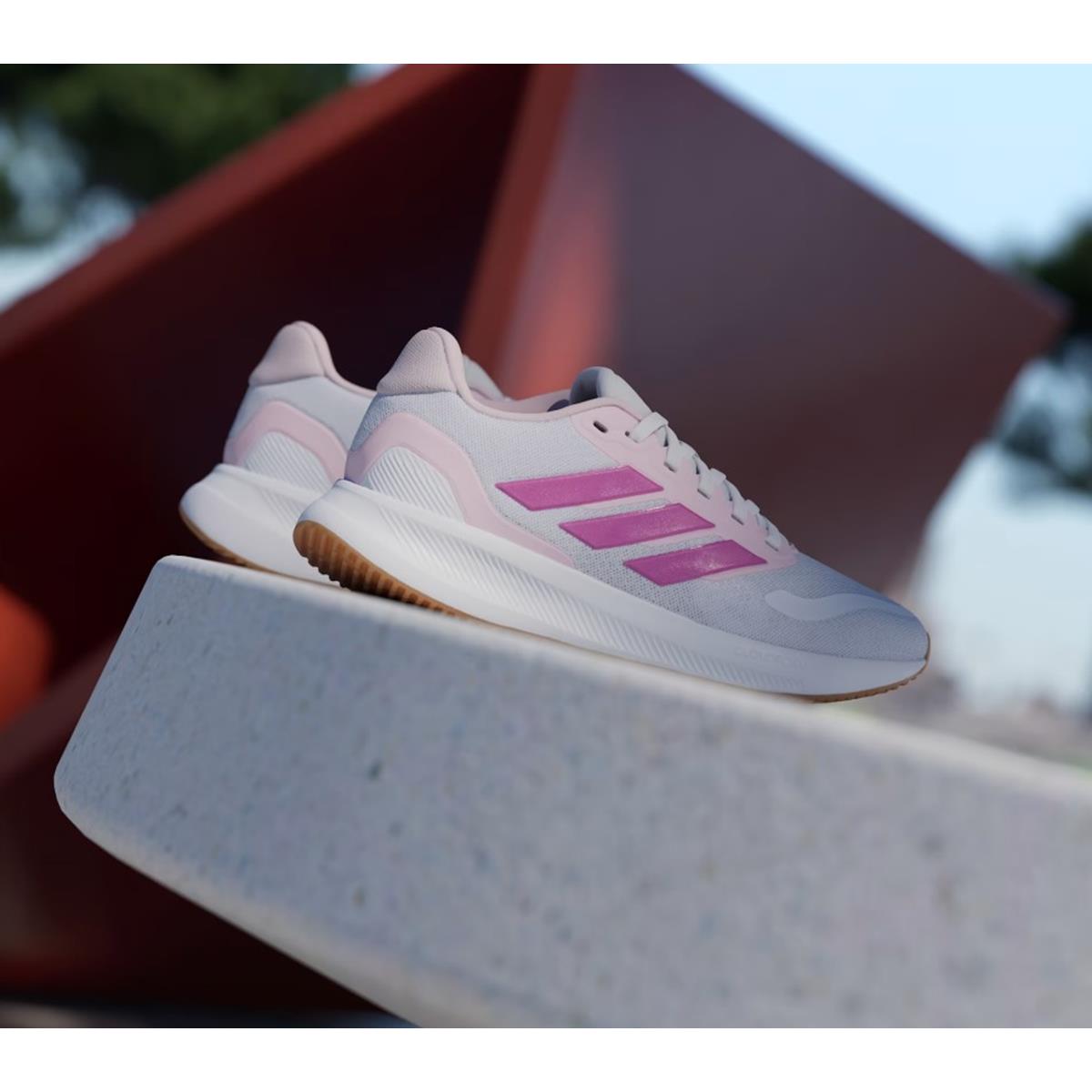 Adidas Runfalcon 5 Schuh Kids cloud white / clear pink / gum, Bild 4 von 5