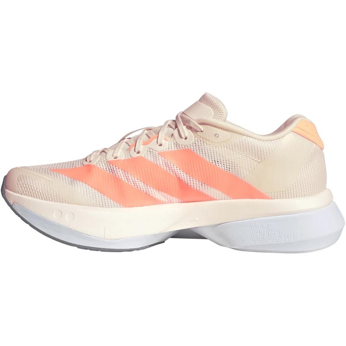 Adidas Adizero Boston 13 Women off white beam orange acid orange, image 5 of 7