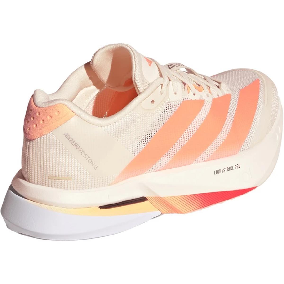 Adidas Adizero Boston 13 Women off white beam orange acid orange, image 6 of 7