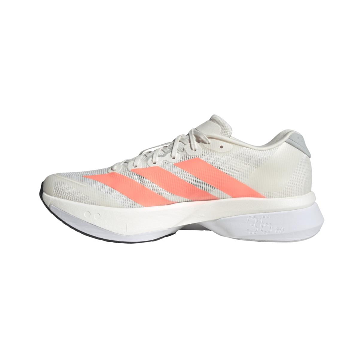 Adidas Adizero Boston 13 Men off white lucid orange grey, image 2 of 7
