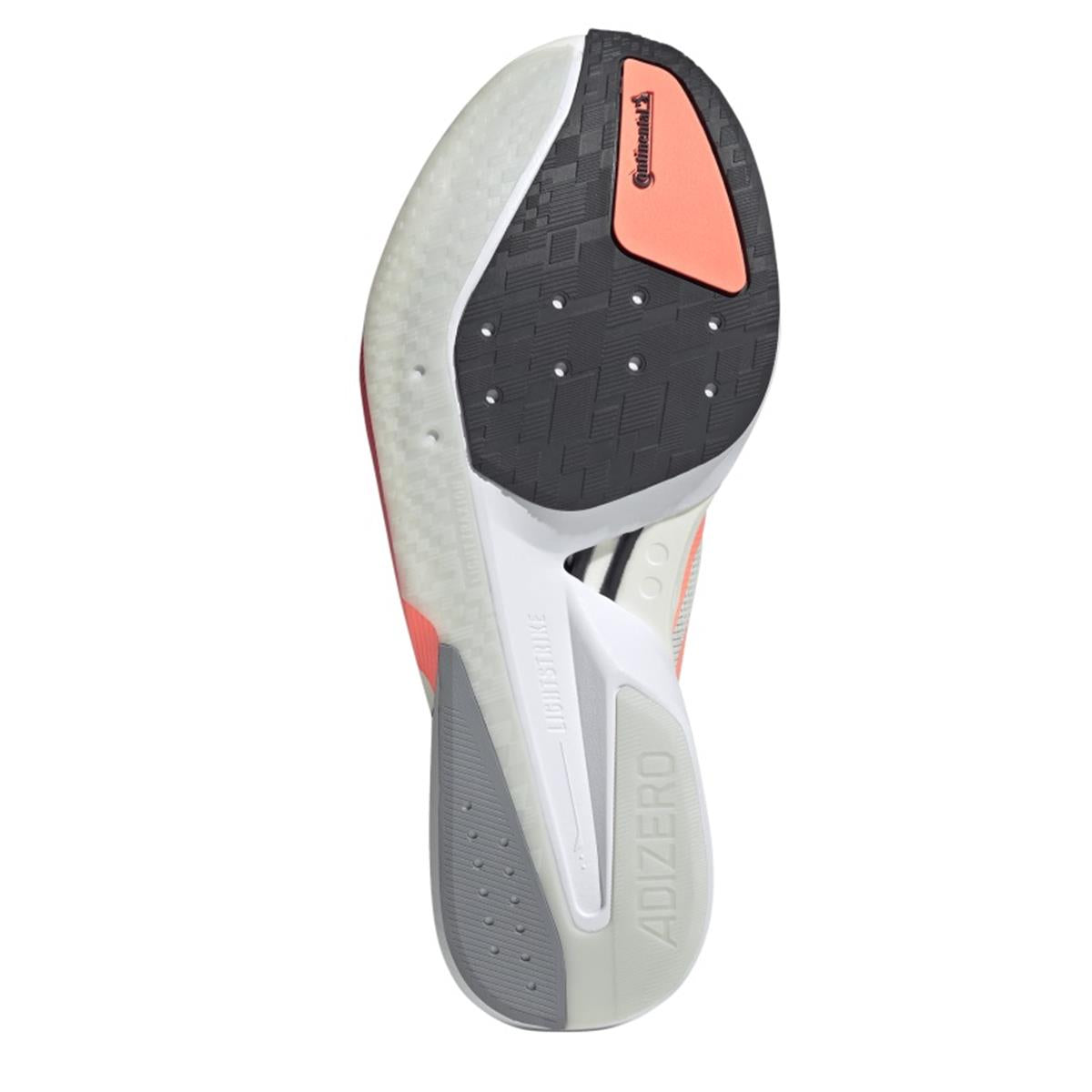Adidas Adizero Boston 13 Men off white lucid orange grey, image 6 of 7