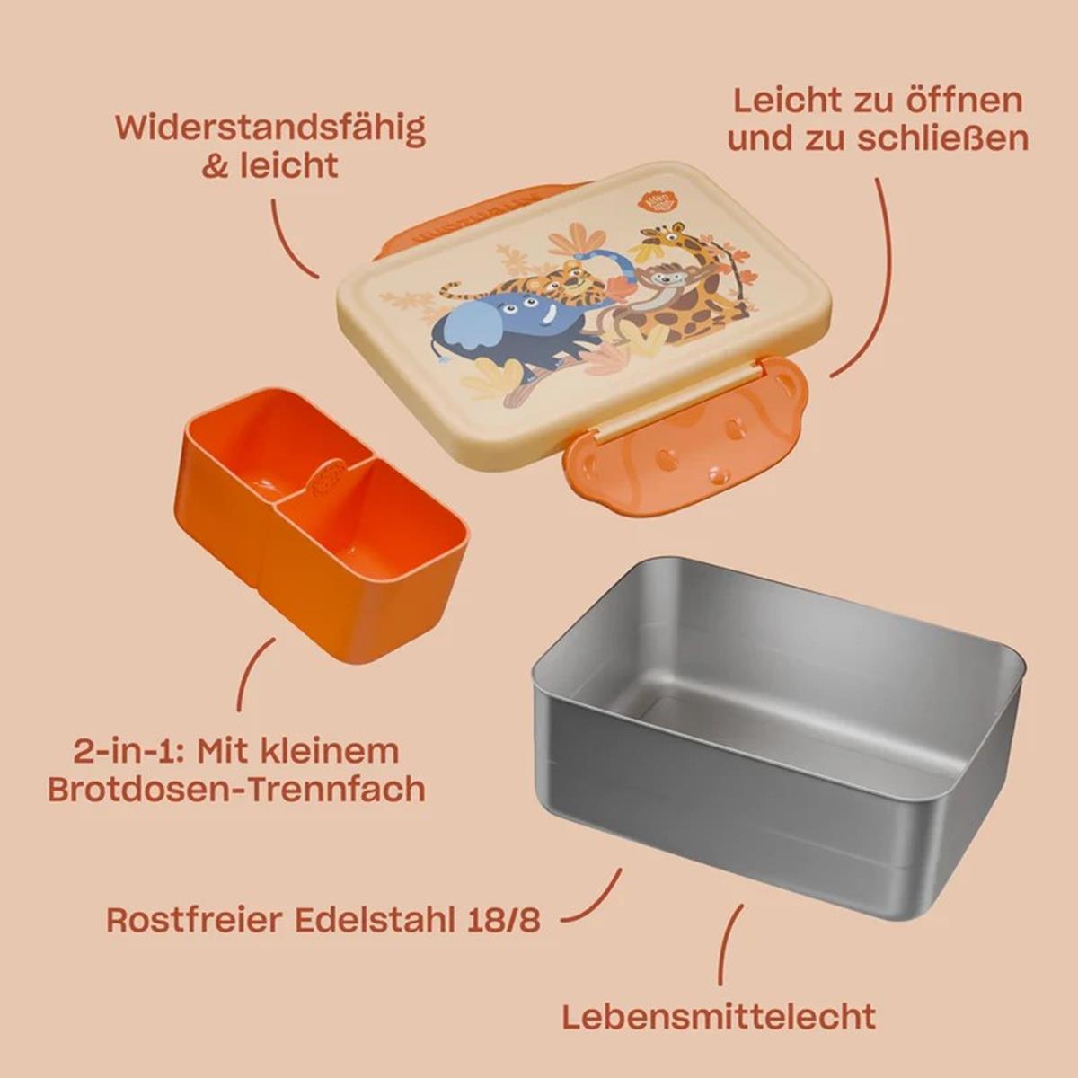 Bild 1 Edelstahl Brotdose
