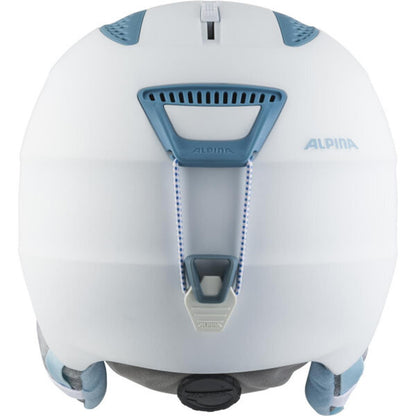 Alpina Grand Jr Skihelm weiß-himmelblau