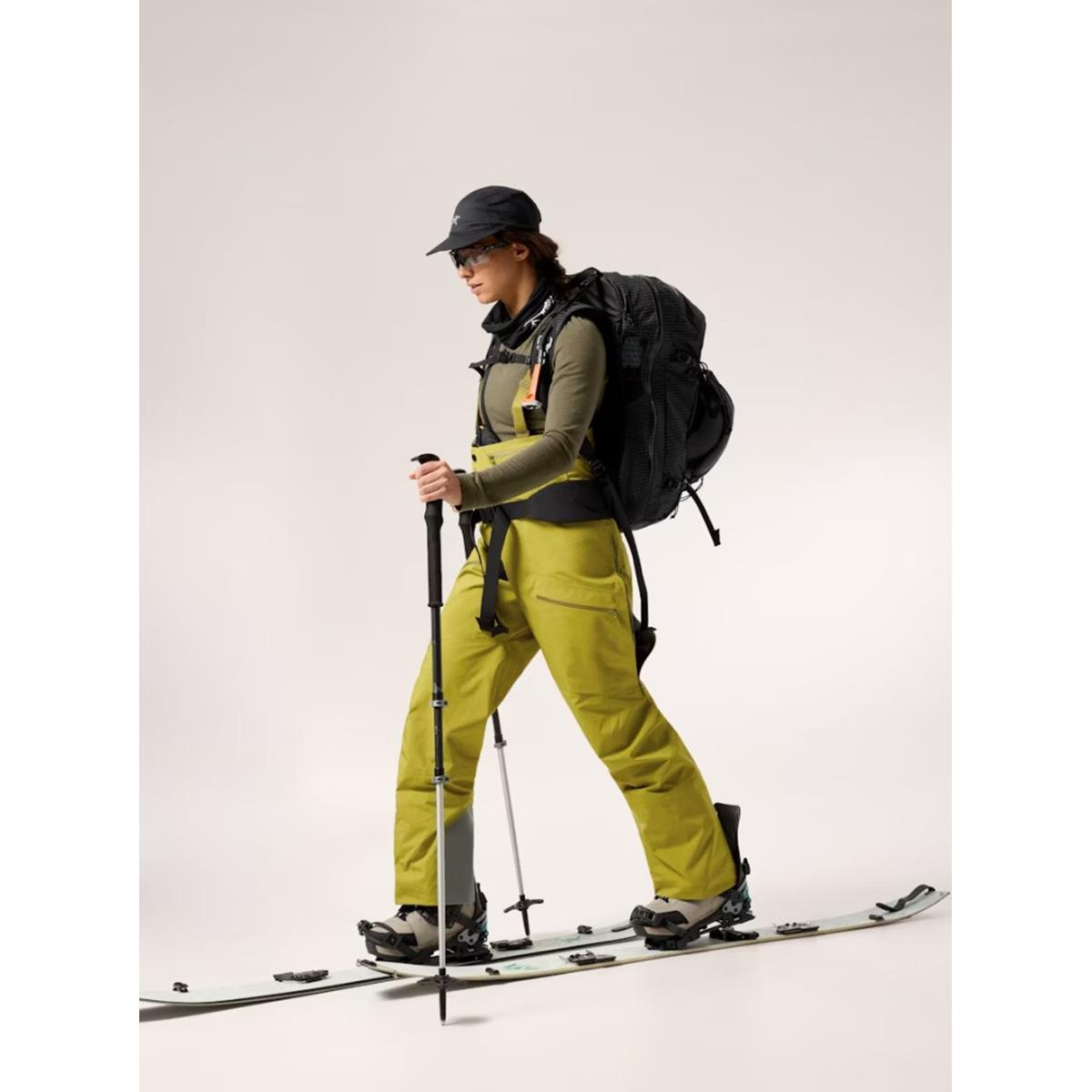 Arcteryx Rush Bib olive moss Damen Hardshellhose