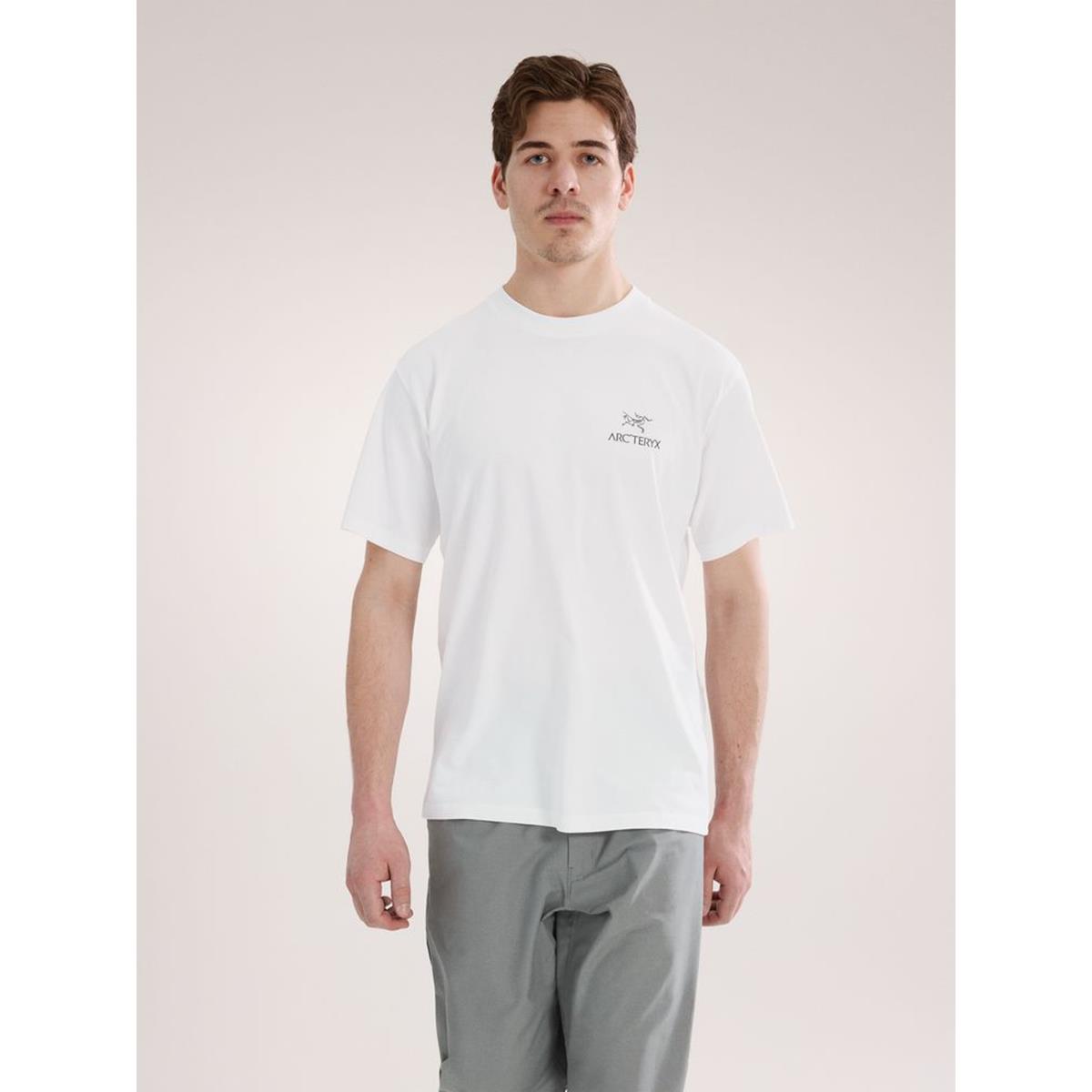 Arc'teryx Kragg SL Cotton Bird Word T-Shirt Men white light black, Bild 2 von 3
