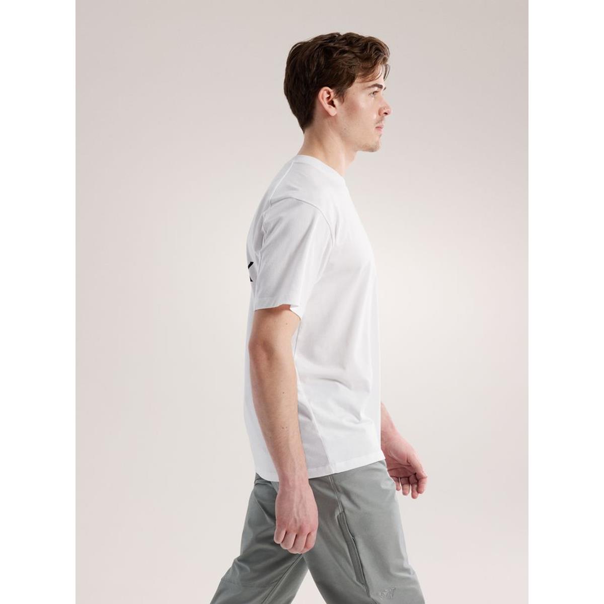 Arc'teryx Kragg SL Cotton Bird Word T-Shirt Men white light black