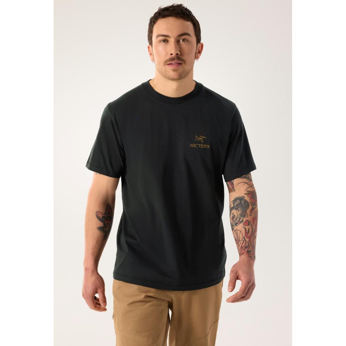 Arc'teryx Kragg SL Cotton Bird Word T-Shirt Herren 24K black, Bild 2 von 5