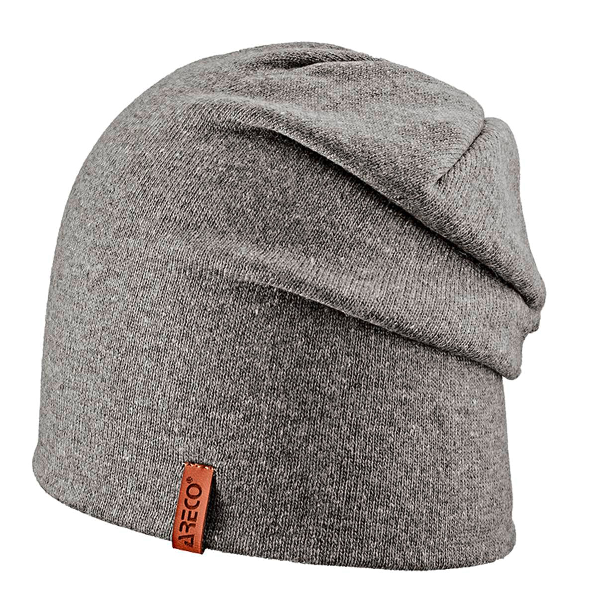 ARECO Beanie Cashmere grau