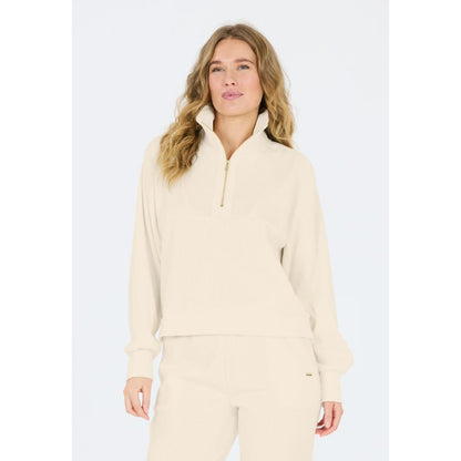 Athlecia Hecey Women Half Zip - Whisper White