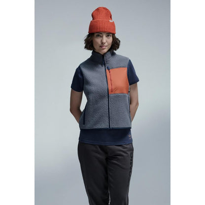 Atomic W Fleece Vest grey rust Damen Weste