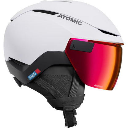 Atomic Herren Skihelme Revent GT AMID Visor HD White/Black