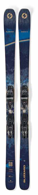 Blizzard Anomaly 88 D mit TCX11 Demo, Hersteller-Katalogansicht in Blau und Gold