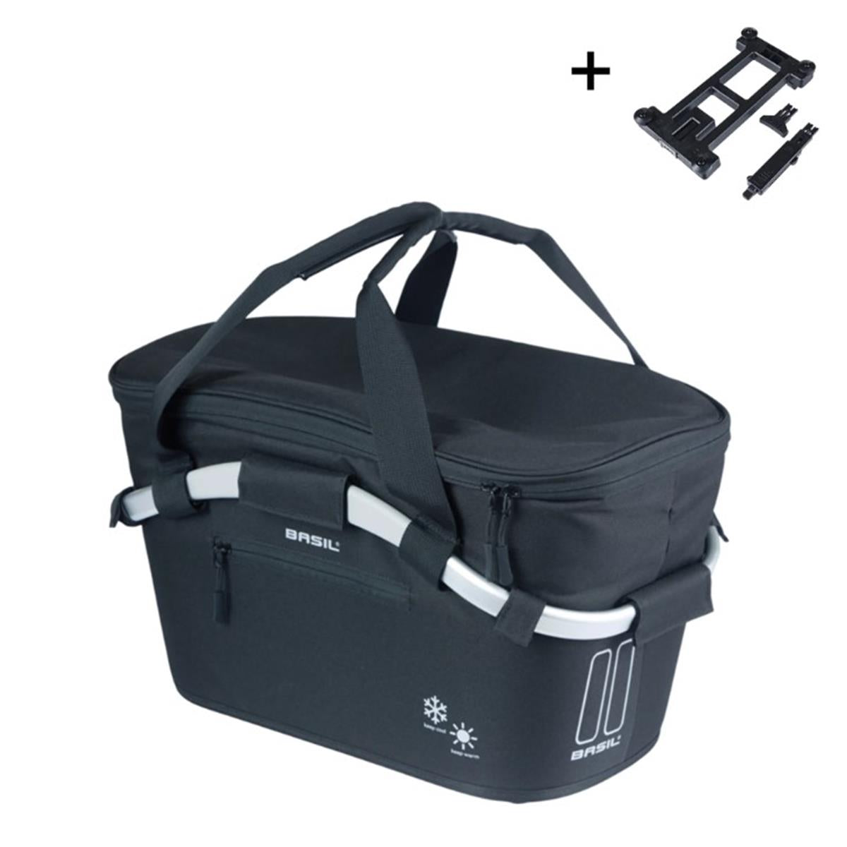Basil Classic Carry All Iso Basket MIK - Fahrradkorb – hinten - schwarz