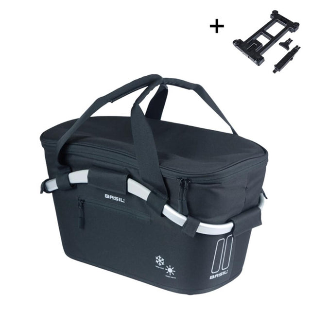 Basil Classic Carry All Iso Basket MIK - Fahrradkorb – hinten - schwarz