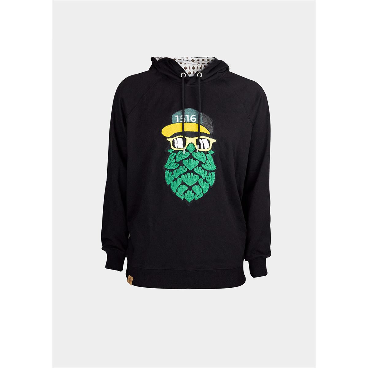 Bavarian Caps Hoodie "Hopfinator" schwarz